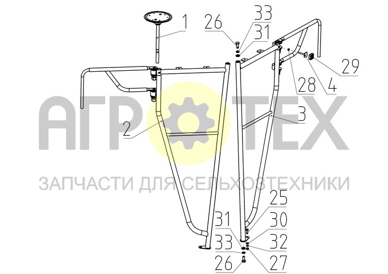 Кронштейны зеркал (102.06.03.000Ф) (№30 на схеме)